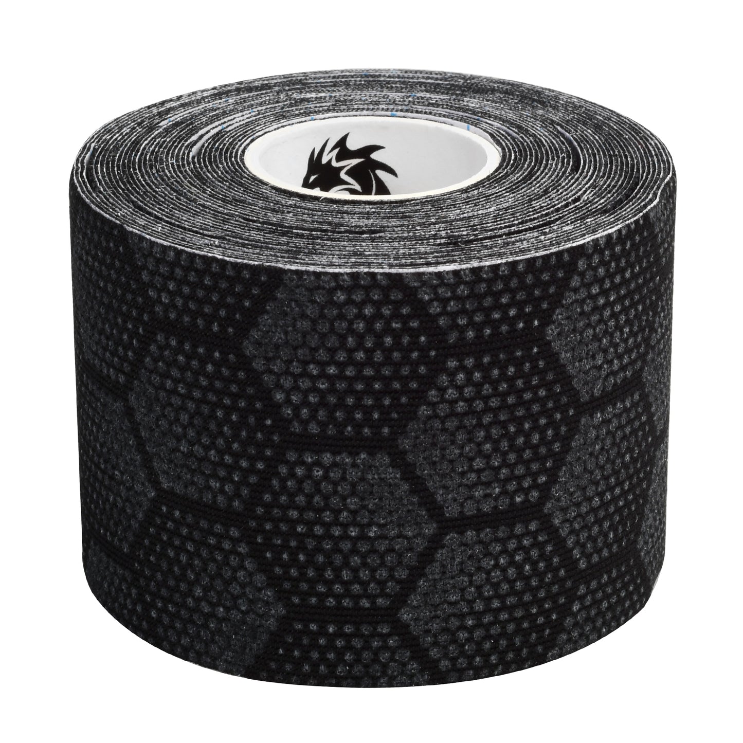 Dragon Tape Synthetic Kinesiology Tape - 20 Precut Waterproof Strips - Black - Double Roll