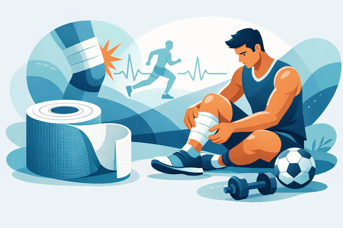Cohesive Elastic Bandage for Sports Injuries