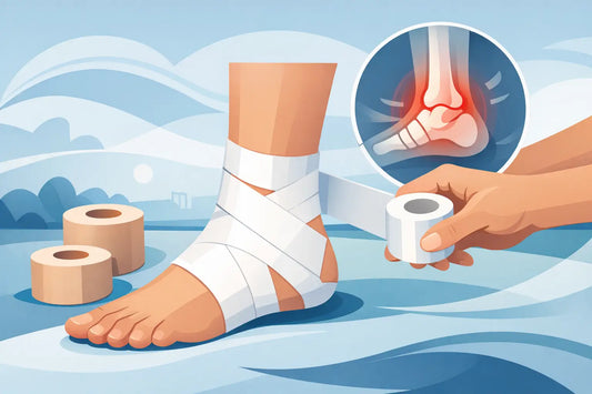Rigid Strapping Tape for Ankle Stability