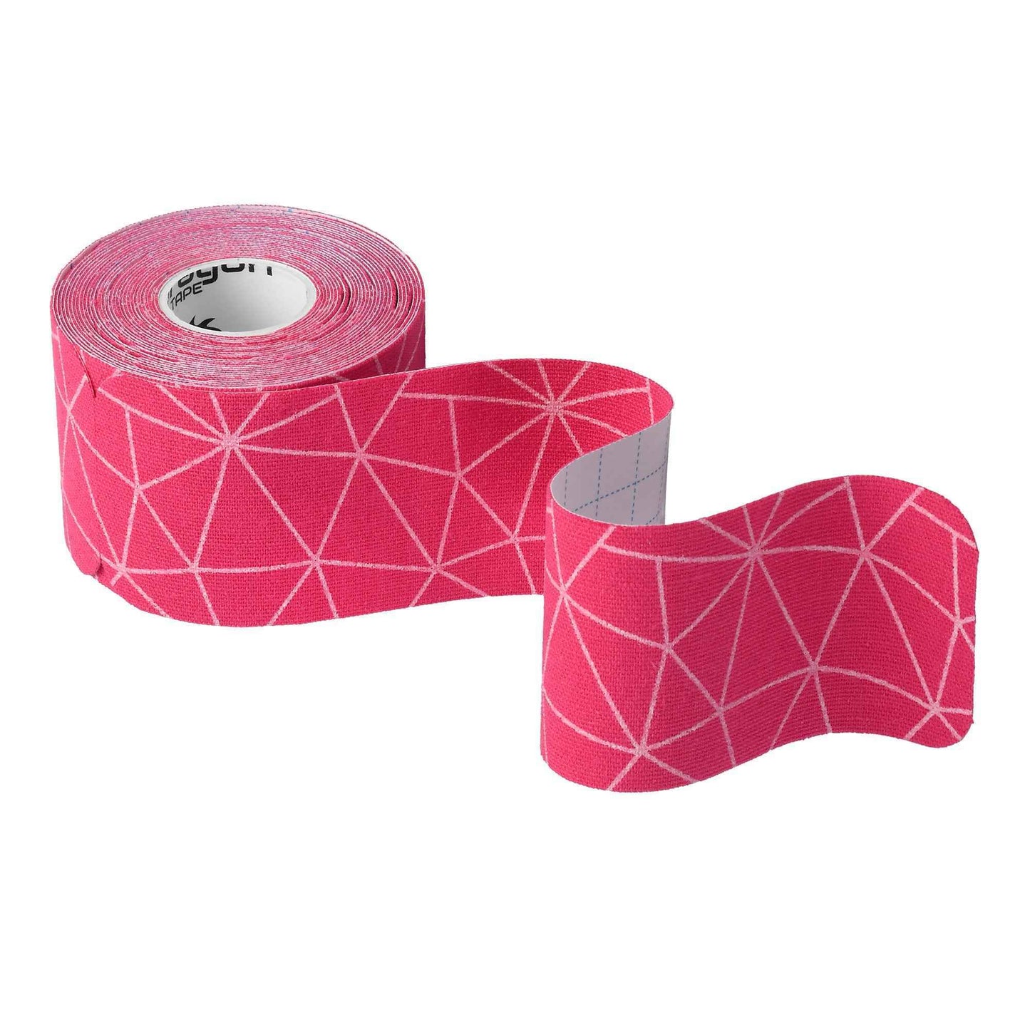 Dragon Tape Kinesiology Tape Copper Infused – 20 Precut Water-Resistant Strips - Pink - Double Roll