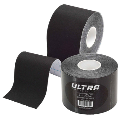 Ultra Athletics Kinesiology Tape Copper Infused Uncut Single Roll