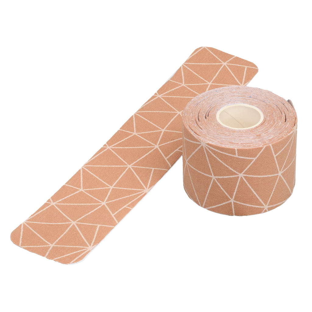 Ultra Athletics Copper Infused Pro Series Kinesiology Tape Precut with Stretch Indicator 2-Pack (Skin Copper)