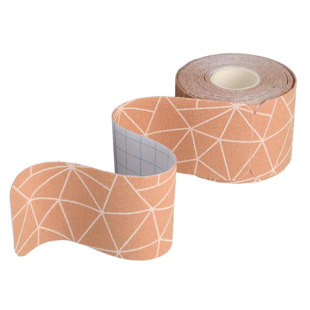 Ultra Athletics Copper Infused Pro Series Kinesiology Tape Precut with Stretch Indicator 2-Pack (Skin Copper)