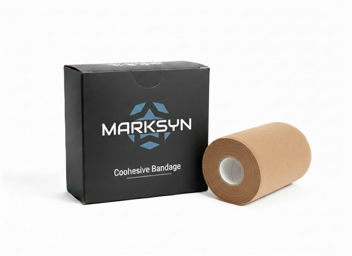 MarkSyn Cohesive Elastic Bandage Single Roll