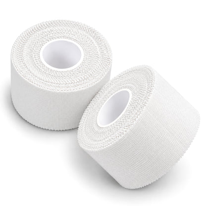 Dragon Tape Professional Athletic Tape - 2 Rolls (White)